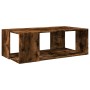 Mesa de centro madera de ingeniería roble ahumado 89,5x48x30 cm de , Mesas de centro - Ref: Foro24-848154, Precio: 53,87 €, D...