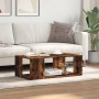 Engineered wood smoked oak coffee table 89.5x48x30 cm by , Coffee table - Ref: Foro24-848154, Price: 53,87 €, Discount: %