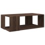 Engineered wood brown oak coffee table 89.5x48x30 cm by , Coffee table - Ref: Foro24-848156, Price: 55,26 €, Discount: %