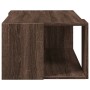 Engineered wood brown oak coffee table 89.5x48x30 cm by , Coffee table - Ref: Foro24-848156, Price: 55,26 €, Discount: %