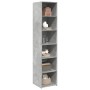 Aparador alto madera de ingeniería gris 40x41x185 cm de , Aparadores - Ref: Foro24-3281669, Precio: 109,24 €, Descuento: %