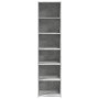 Aparador alto madera de ingeniería gris hormigón 45x41x185 cm de , Aparadores - Ref: Foro24-3281676, Precio: 116,99 €, Descue...