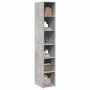 Hoher Schrank aus grauem Beton-Ingenieurholz, 30x41x185 cm. von , Sideboards - Ref: Foro24-846414, Preis: 86,59 €, Rabatt: %