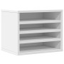 Organizador escritorio madera ingeniería blanco 36x26x29,5 cm de , Clasificación y organización - Ref: Foro24-848045, Precio:...