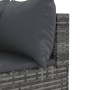 6-piece garden furniture set with gray synthetic rattan cushions by , Garden sets - Ref: Foro24-3308242, Price: 329,41 €, Dis...