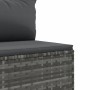 Garden furniture set 10 pieces and gray synthetic rattan cushions by , Garden sets - Ref: Foro24-3308282, Price: 598,25 €, Di...