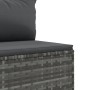 Garden furniture set 9 pieces and gray synthetic rattan cushions by , Garden sets - Ref: Foro24-3308202, Price: 558,71 €, Dis...