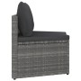 Gartensofa-Set mit Kissen, 2-teilig, graues synthetisches Rattan von vidaXL, Outdoor-Sofas - Ref: Foro24-310468, Preis: 220,7...