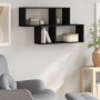 Estantería de pared madera ingeniería negro 100x20x53 cm de , Estantes y estanterías - Ref: Foro24-848018, Precio: 48,58 €, D...