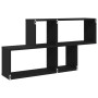 Estantería de pared madera ingeniería negro 100x20x53 cm de , Estantes y estanterías - Ref: Foro24-848018, Precio: 48,58 €, D...