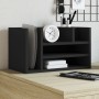 Organizador escritorio madera ingeniería negro 44,5x24x25 cm de , Clasificación y organización - Ref: Foro24-848039, Precio: ...