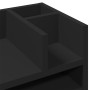 Wooden engineering desktop organizer in black, 44.5x24x25 cm by , Classification and organization - Ref: Foro24-848039, Price...