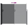 Toldo lateral retráctil negro 160x500 cm de , Sombrillas - Ref: Foro24-4004429, Precio: 96,22 €, Descuento: %