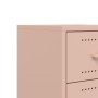 Bedside tables 2 units pink steel 36x39x43.5 cm by , Nightstands - Ref: Foro24-846629, Price: 130,15 €, Discount: %