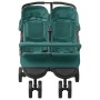 Carrito para gemelos de acero verde de , Cochecitos de bebé - Ref: Foro24-10246, Precio: 293,41 €, Descuento: %