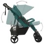 Carrito para gemelos de acero verde de , Cochecitos de bebé - Ref: Foro24-10246, Precio: 293,41 €, Descuento: %