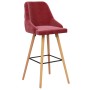 Kitchen stools 2 units red wine velvet by , Kitchen stools - Ref: Foro24-289468, Price: 168,30 €, Discount: %