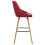 Kitchen stools 2 units red wine velvet by , Kitchen stools - Ref: Foro24-289468, Price: 168,30 €, Discount: %