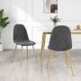 Dining chairs 2 units dark gray velvet by , dining chairs - Ref: Foro24-325669, Price: 107,22 €, Discount: %