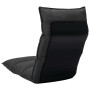 Folding black fabric floor lounger by , Floor chairs - Ref: Foro24-325241, Price: 103,29 €, Discount: %