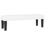 White synthetic leather bench 100x30x30 cm by , Banks - Ref: Foro24-346661, Price: 54,75 €, Discount: %