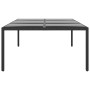 Mesa jardín vidrio templado ratán sintético negro 200x150x75 cm de vidaXL, Mesas de jardín - Ref: Foro24-310586, Precio: 260,...