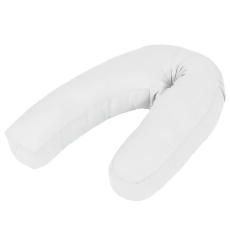 J-shaped pregnancy pillow 54x(36-43) cm white by , Nursing pillows - Ref: Foro24-132973, Price: 21,91 €, Discount: %