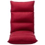 Folding floor lounge chair in red wine fabric by , Floor chairs - Ref: Foro24-325243, Price: 103,29 €, Discount: %