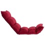 Folding floor lounge chair in red wine fabric by , Floor chairs - Ref: Foro24-325243, Price: 103,29 €, Discount: %