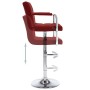 Kitchen stools, 2 units, synthetic leather, burgundy color. by , Kitchen stools - Ref: Foro24-323629, Price: 130,17 €, Discou...