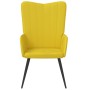 Sillón de relax de terciopelo amarillo mostaza de , Sillones - Ref: Foro24-327684, Precio: 95,01 €, Descuento: %