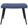 Sillón de relax con reposapiés tela azul de , Sillones - Ref: Foro24-327956, Precio: 116,96 €, Descuento: %