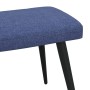 Sillón de relax con reposapiés tela azul de , Sillones - Ref: Foro24-327956, Precio: 116,96 €, Descuento: %