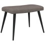 Sillón de relax con reposapiés de tela gris taupe de , Sillones - Ref: Foro24-327961, Precio: 116,96 €, Descuento: %