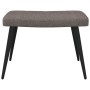 Sillón de relax con reposapiés de tela gris taupe de , Sillones - Ref: Foro24-327961, Precio: 116,96 €, Descuento: %