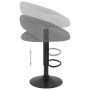 Kitchen stools 2 units light gray velvet by , Kitchen stools - Ref: Foro24-333269, Price: 130,99 €, Discount: %