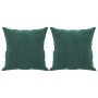 3-seater sofa with dark green velvet cushions, 180 cm by , Sofas - Ref: Foro24-3200957, Price: 314,48 €, Discount: %