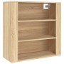 Aparador alto madera contrachapada color roble de , Aparadores - Ref: Foro24-3185378, Precio: 136,48 €, Descuento: %