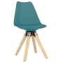 Swivel dining chairs 4 units PP turquoise by , dining chairs - Ref: Foro24-338071, Price: 211,25 €, Discount: %