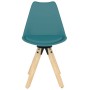 Swivel dining chairs 4 units PP turquoise by , dining chairs - Ref: Foro24-338071, Price: 211,25 €, Discount: %