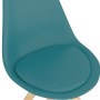 Swivel dining chairs 4 units PP turquoise by , dining chairs - Ref: Foro24-338071, Price: 211,25 €, Discount: %