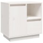 Mesita de noche madera maciza de pino blanco 50x34x50 cm de , Mesitas de noche - Ref: Foro24-814481, Precio: 62,10 €, Descuen...