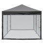 Carpa para fiestas plegable con paredes laterales negra 3x6 m de , Carpas y cenadores - Ref: Foro24-93553, Precio: 183,97 €, ...