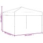 Carpa para fiestas plegable negro 3x3 m de , Carpas y cenadores - Ref: Foro24-93518, Precio: 97,42 €, Descuento: %