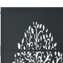 Puerta de jardín acero gris antracita diseño árbol 105x80 cm de , Puertas de jardín - Ref: Foro24-153154, Precio: 181,34 €, D...