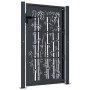 Puerta de jardín acero gris antracita diseño bambú 105x130 cm de , Puertas de jardín - Ref: Foro24-153180, Precio: 184,19 €, ...