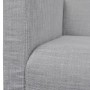 Bank with padded cushion, rubber wood, light gray fabric by , Sofas - Ref: Foro24-241663, Price: 262,11 €, Discount: %