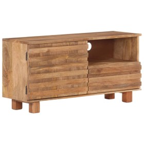 Mueble de TV de madera maciza de mango 90x30x45 cm de , Muebles TV - Ref: Foro24-287760, Precio: 232,99 €, Descuento: %