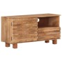 Mueble de TV de madera maciza de mango 90x30x45 cm de , Muebles TV - Ref: Foro24-287760, Precio: 232,74 €, Descuento: %