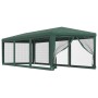 Carpa para fiestas con 8 paredes de malla HDPE verde 3x9 m de , Carpas y cenadores - Ref: Foro24-319243, Precio: 152,12 €, De...